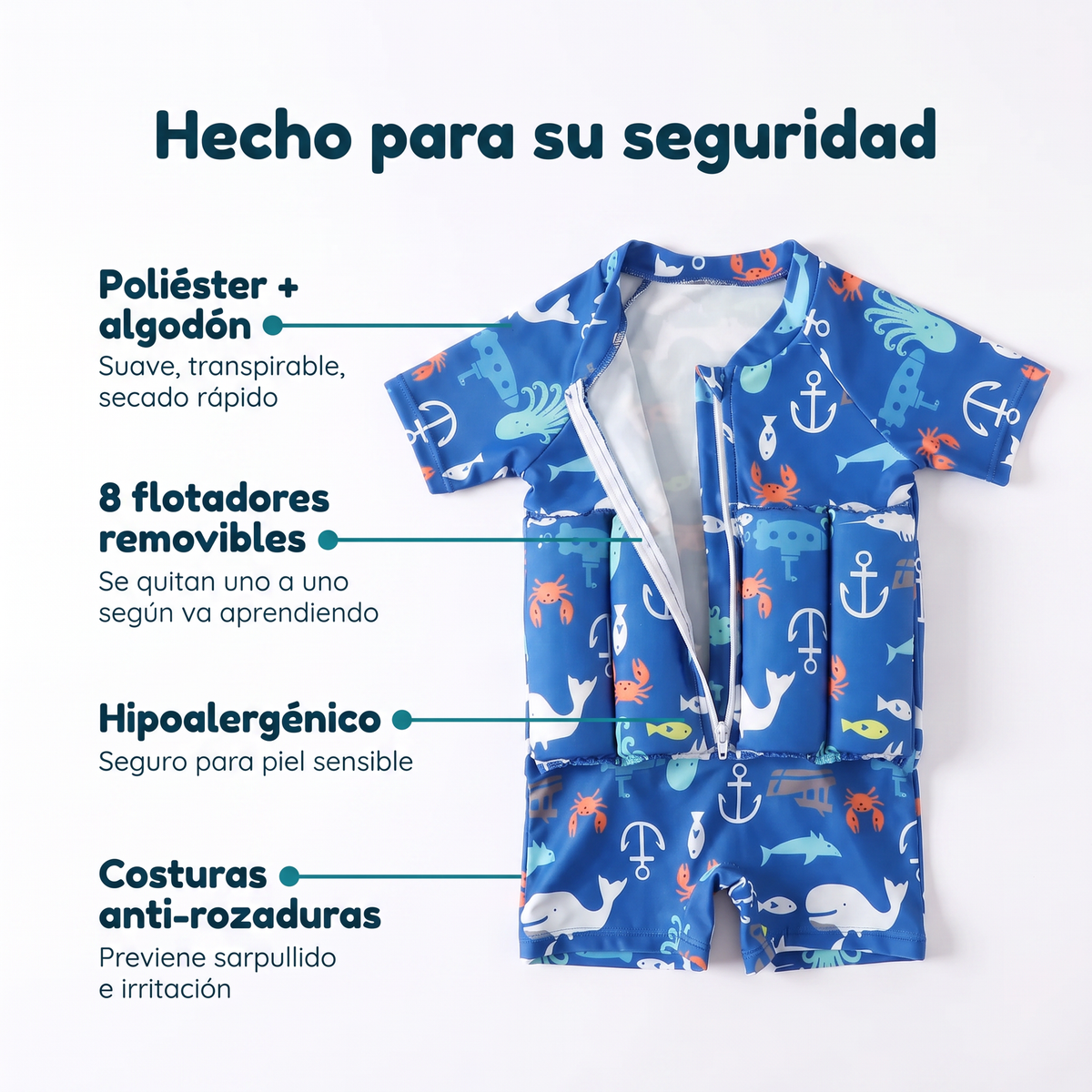 WaveKidz™ Traje Flotador