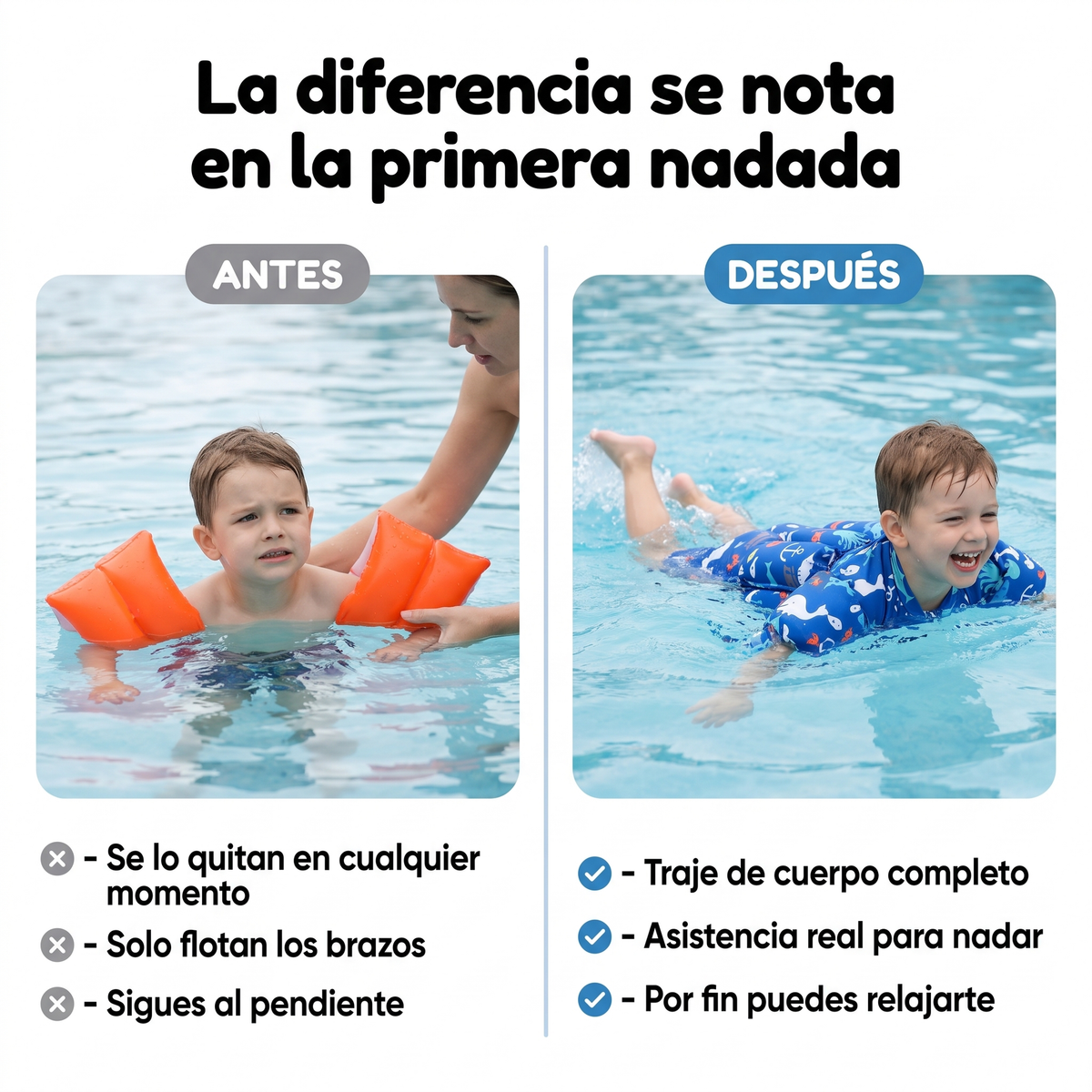 WaveKidz™ Traje Flotador